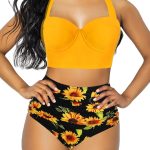 Women-Push-Up-Bikini-Set-Summer-Sexy-Slim-Flower-Print-Female-High-Waist-Swimming-Suits